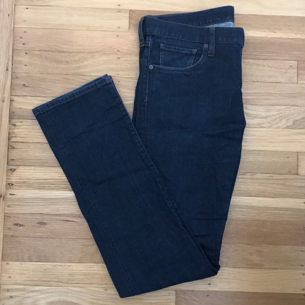 Men’s Uniqlo Denim Slim Jeans Dark Wash 33x34 inch